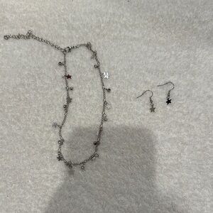 Stars Necklace and Earring set